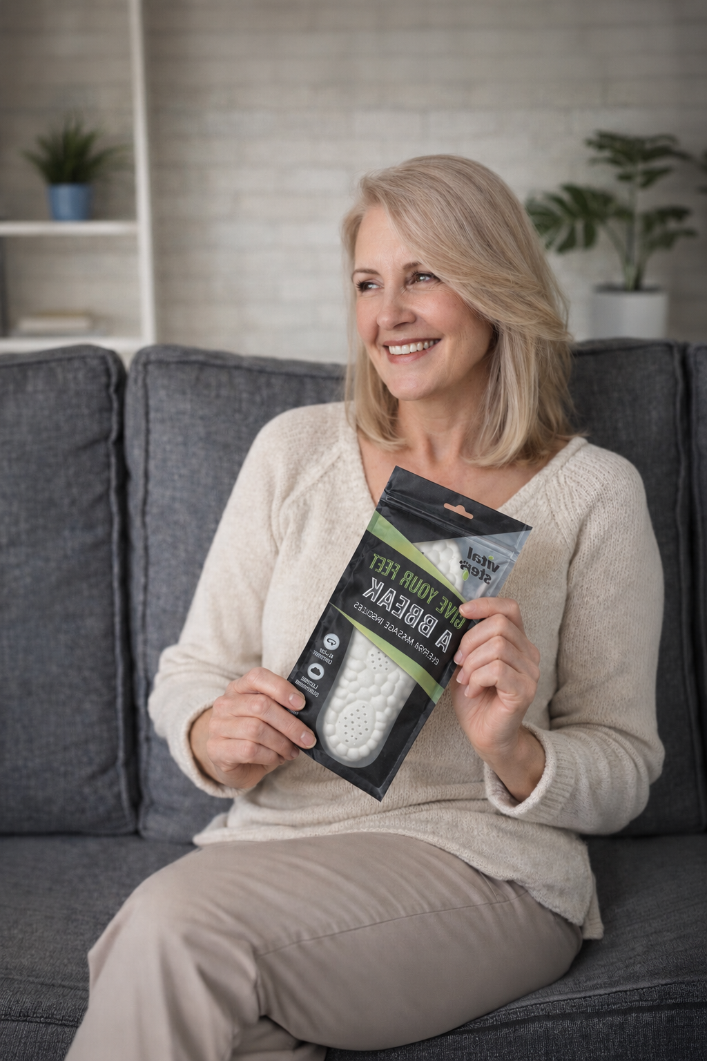 VitalStep insoles with English packaging