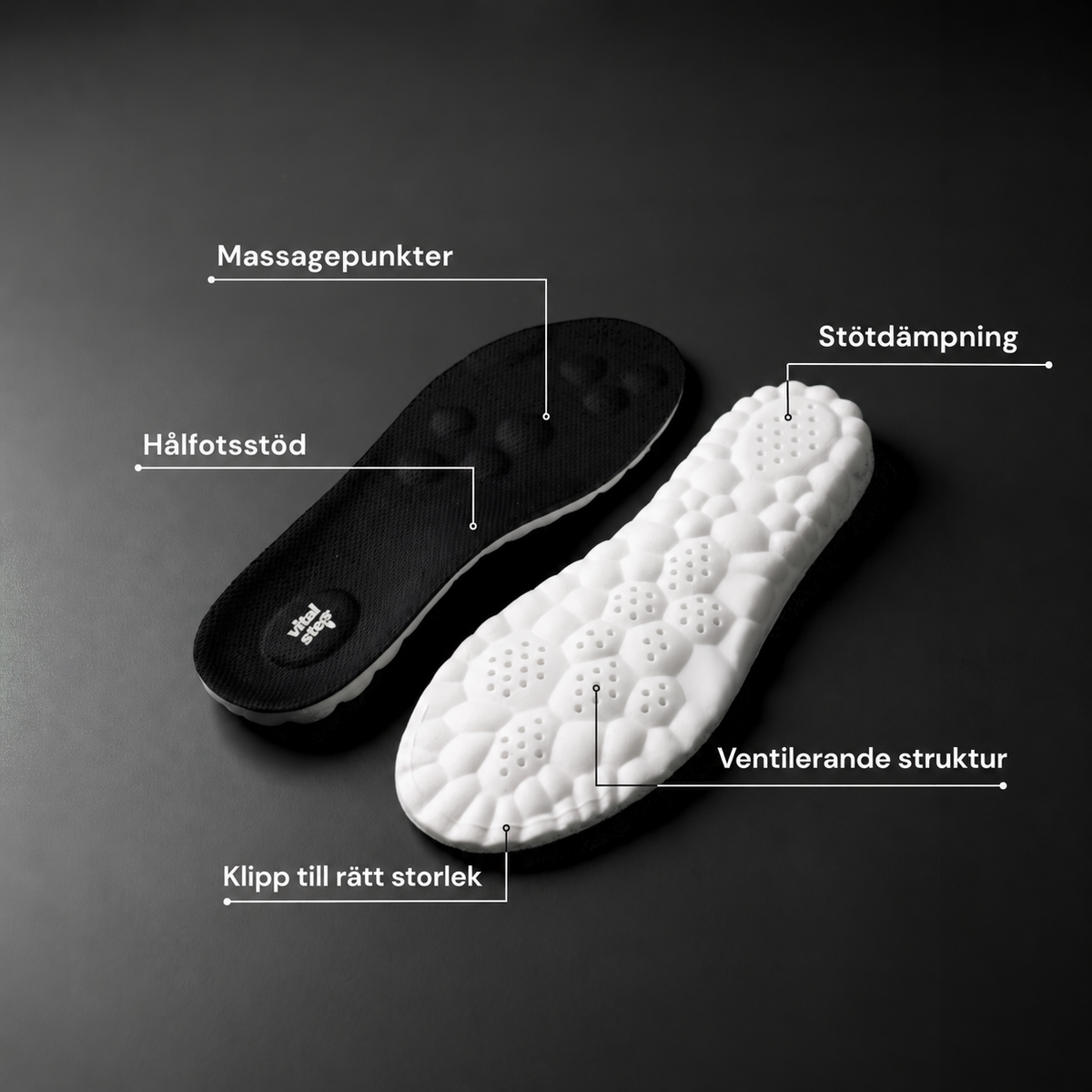 VitalStep — Konstruktion och stötdämpning