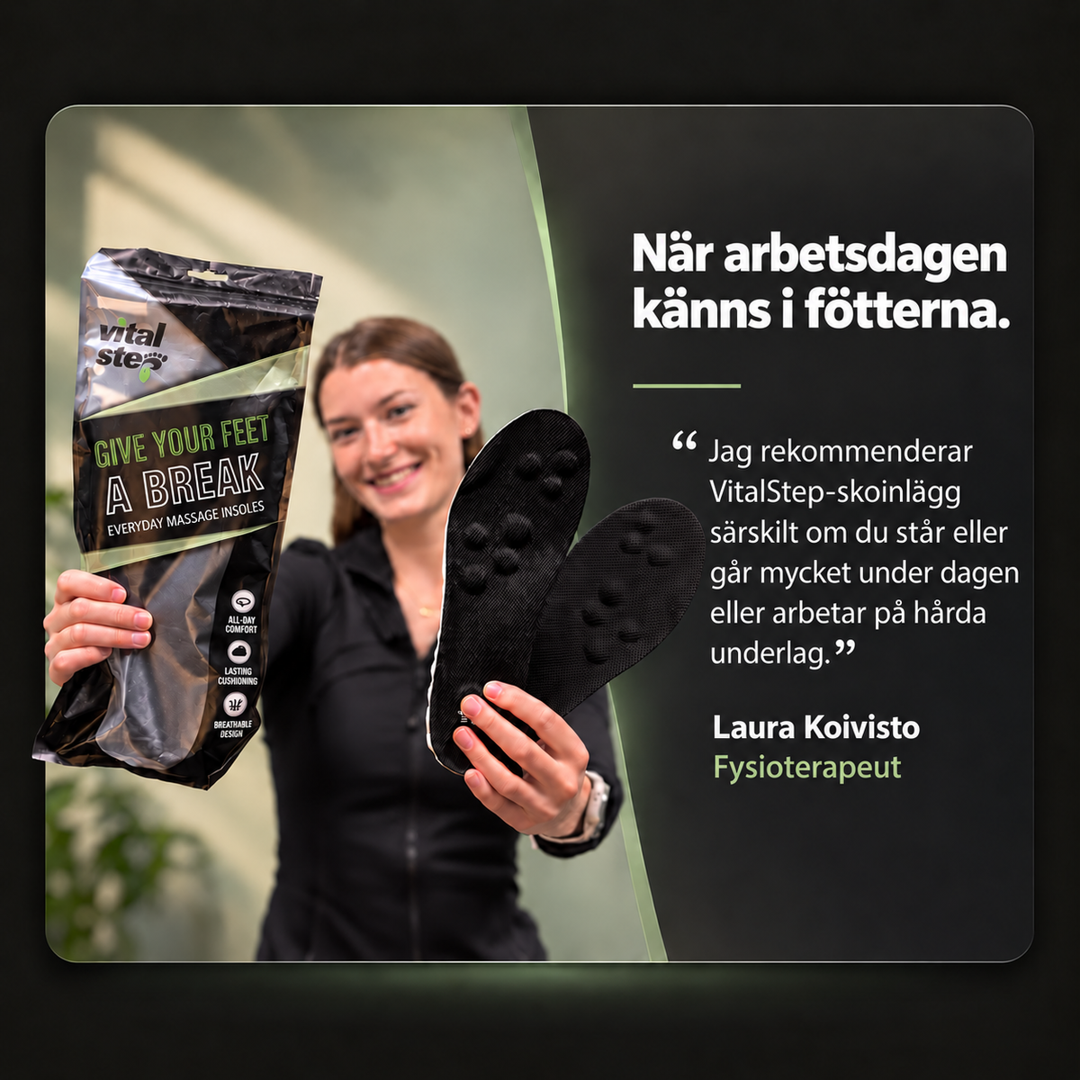 VitalStep — Laura Koivisto, fysioterapeut